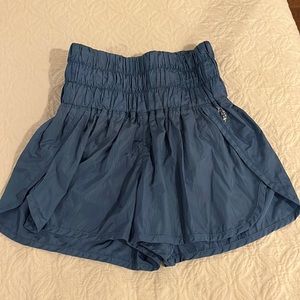 Free People The Way Home Shorts size small in Bluestone color